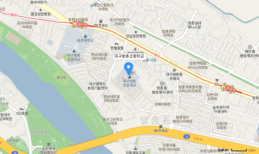 학교 오시는길 이미지